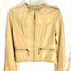 Sahara Women’s Faux Leather Jacket Size 9